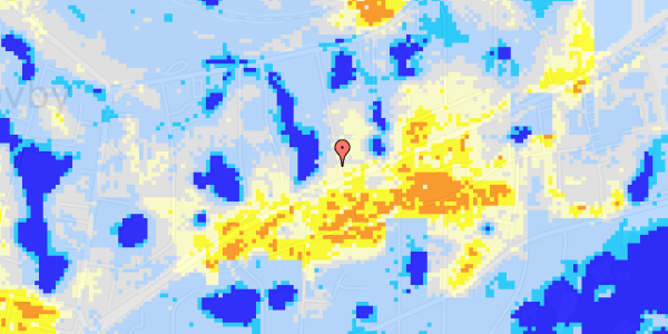 Ekstrem regn på Langemosevej 40