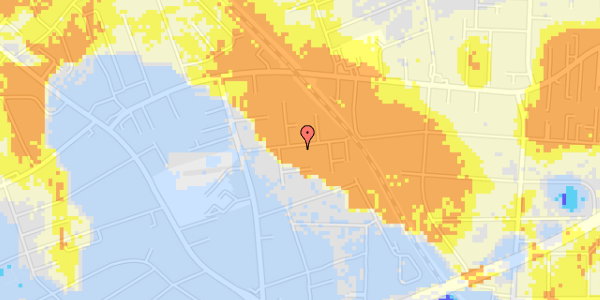 Ekstrem regn på Marsk Stigs Alle 16