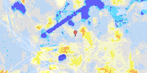 Ekstrem regn på Nydamsvej 15