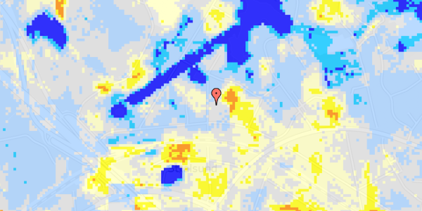 Ekstrem regn på Nydamsvej 22