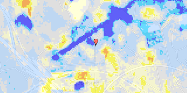 Ekstrem regn på Nydamsvej 23B