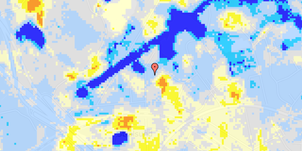 Ekstrem regn på Nydamsvej 28