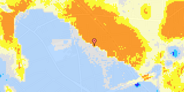 Ekstrem regn på Peder Hesselsvej 40