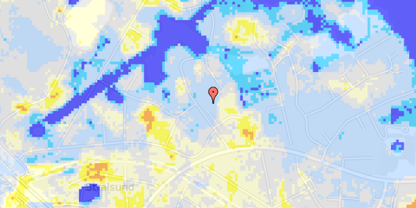 Ekstrem regn på Skovalleen 14