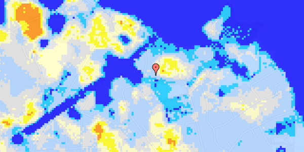 Ekstrem regn på Skovalleen 30A