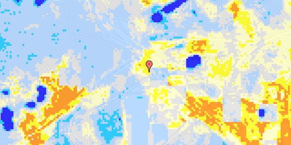 Ekstrem regn på Skovdiget 4B