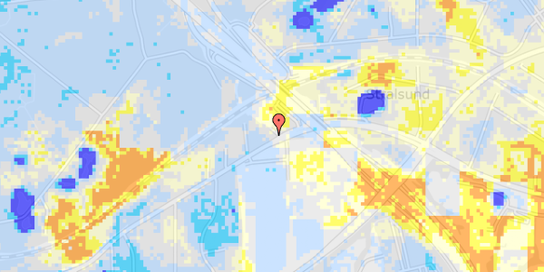 Ekstrem regn på Skovdiget 12