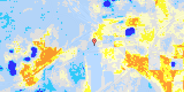 Ekstrem regn på Skovdiget 16