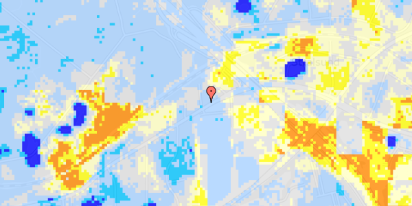 Ekstrem regn på Skovdiget 18