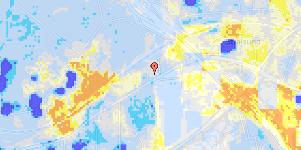 Ekstrem regn på Skovdiget 24