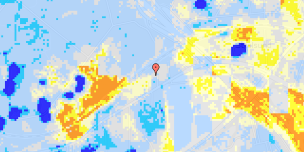 Ekstrem regn på Skovdiget 34A