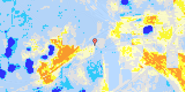 Ekstrem regn på Skovdiget 34B