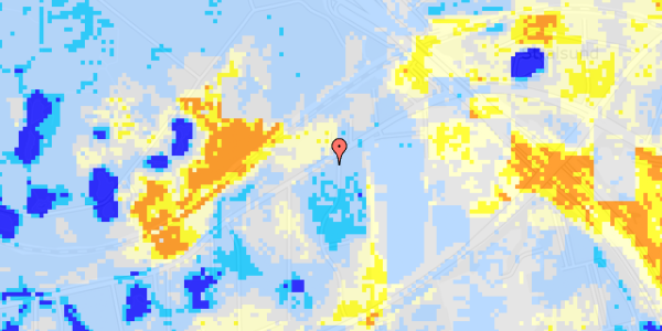 Ekstrem regn på Skovdiget 67