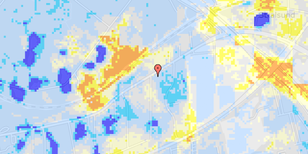 Ekstrem regn på Skovdiget 77