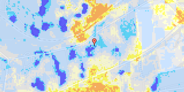 Ekstrem regn på Skovdiget 129