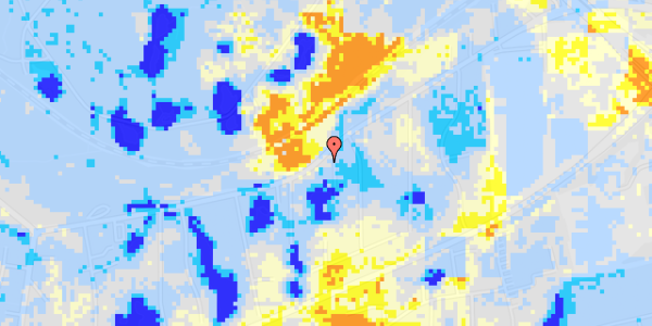 Ekstrem regn på Skovdiget 131