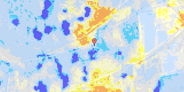 Ekstrem regn på Skovdiget 135