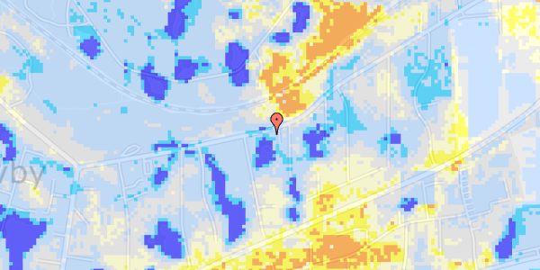 Ekstrem regn på Skovdiget 167