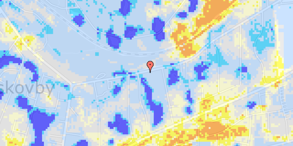 Ekstrem regn på Skovdiget 189