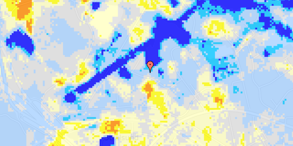 Ekstrem regn på Skråvej 16