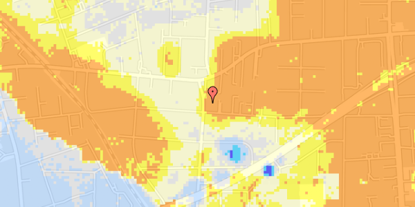 Ekstrem regn på Stengårds Alle 115