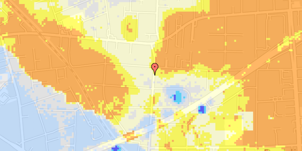 Ekstrem regn på Stengårds Alle 132