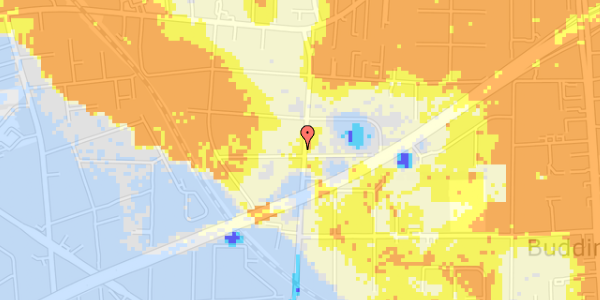 Ekstrem regn på Stengårds Alle 148, st. 