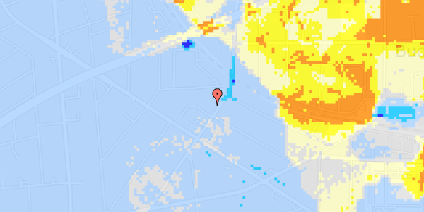 Ekstrem regn på Stengårds Alle 192