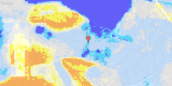 Ekstrem regn på Sydskråningen 90