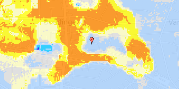 Ekstrem regn på Vadbro 23, st. tv