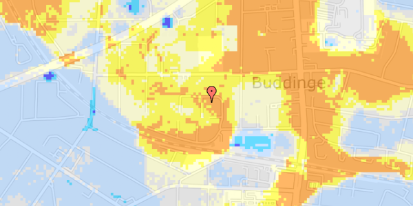 Ekstrem regn på Vadgårdsvej 110