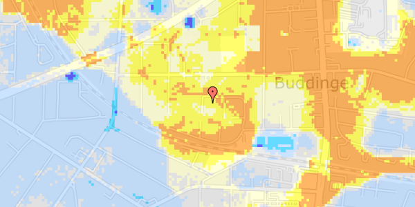 Ekstrem regn på Vadgårdsvej 194