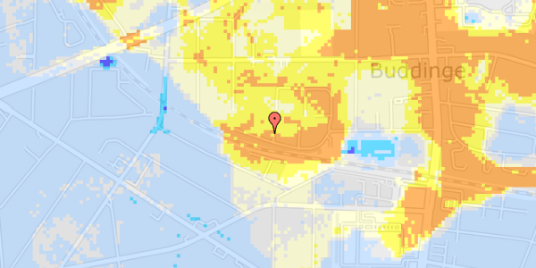 Ekstrem regn på Vadgårdsvej 199