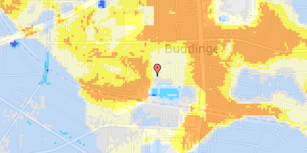 Ekstrem regn på Valdemars Alle 11