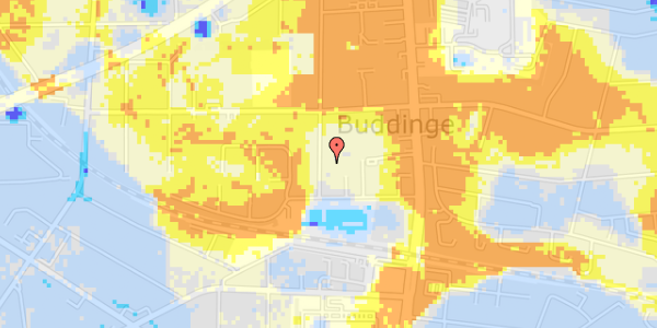 Ekstrem regn på Valdemars Alle 20