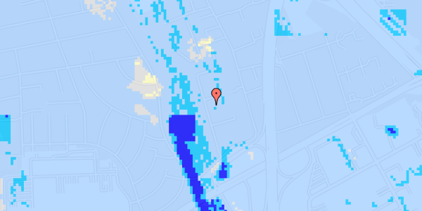 Ekstrem regn på Ved Kagså 40