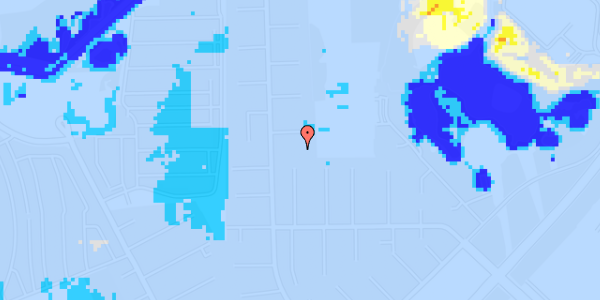 Ekstrem regn på Ejbydalsvej 154