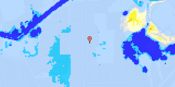 Ekstrem regn på Ejbydalsvej 184