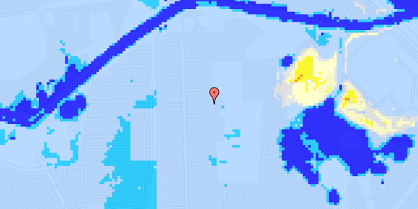 Ekstrem regn på Ejbydalsvej 200