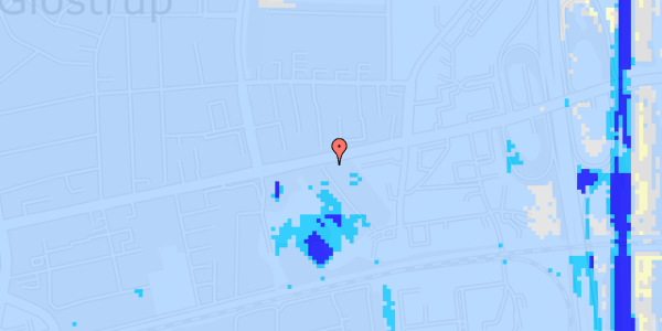 Ekstrem regn på Hovedvejen 27, 2. th