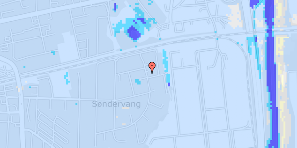 Ekstrem regn på Søndervangsvej 48, 1. tv