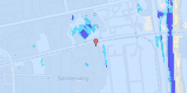 Ekstrem regn på Søndervangsvej 58, 2. tv