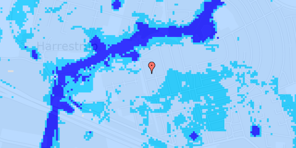 Ekstrem regn på Jønssons Alle 16