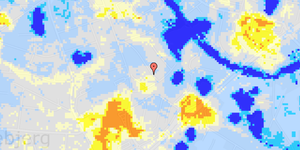 Ekstrem regn på Holmesvinget 22