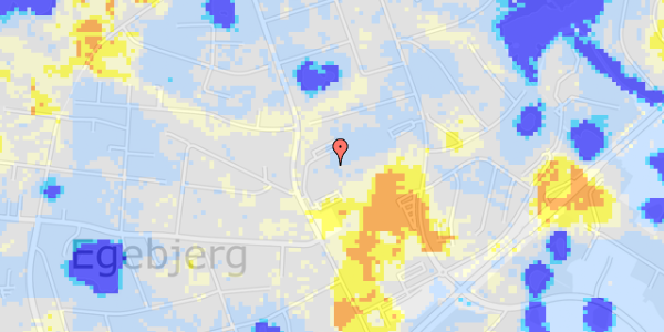 Ekstrem regn på Syvendehusvej 55B