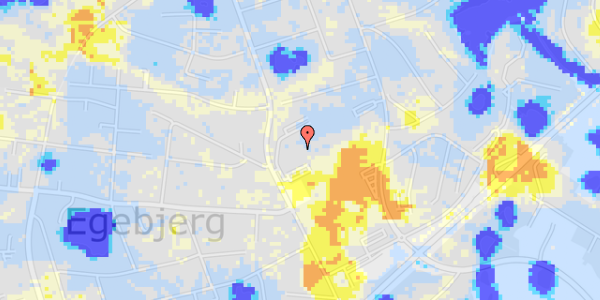 Ekstrem regn på Syvendehusvej 59B