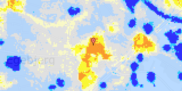 Ekstrem regn på Syvendehusvej 77E