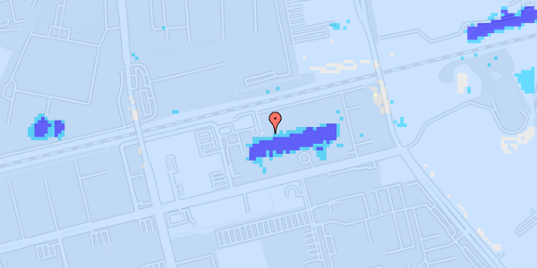 Ekstrem regn på Vognporten 14, st. 850