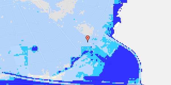 Ekstrem regn på Hvidovre Strandvej 97