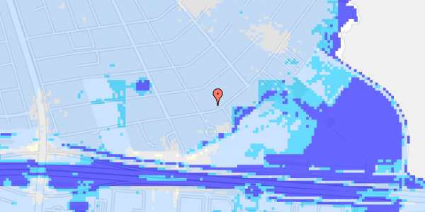 Ekstrem regn på Hvidovre Strandvej 100B